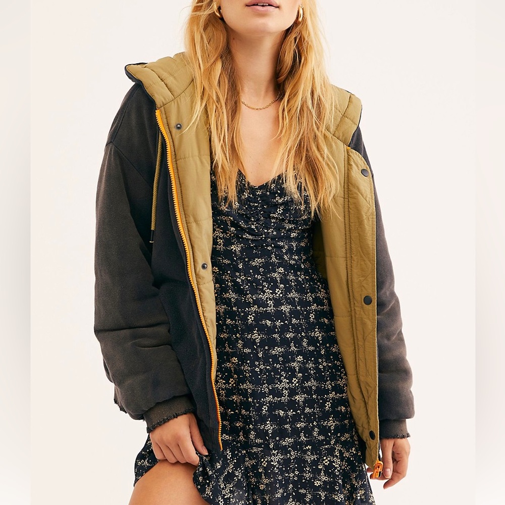 Black Run Reversible Puffer